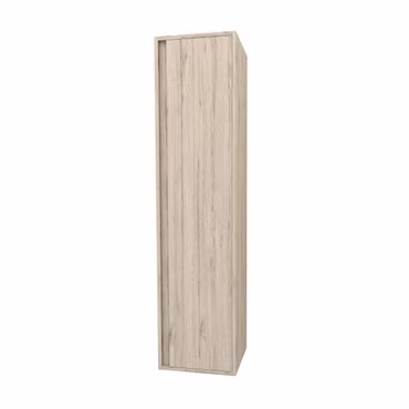 BELVIT ARONA Hochschrank Badmöbel 135cm hängend helles Holz MDF Softclose Badezimmerschrank