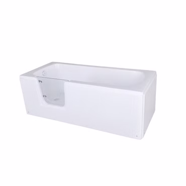 BELVIT Seniorenbadewanne 170 cm Rechteck Badewanne mit Einstieg