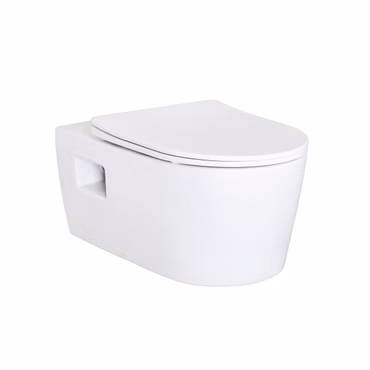 Hansgrohe EluPura S Wand-WC Komplettset mit Softclose Deckel Geberit Duofix UP320 Vorwandelement Sigma01 Betätigungsplatte Wandanker Schallschutz