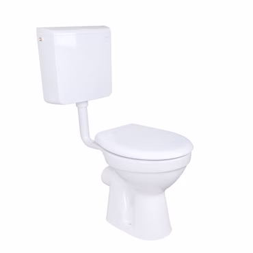 Belvit Dusch-WC Komplettset mit Bidet-Funktion waagerechter Wandabgang mit Geberit AP110 Aufputz-Spülkasten und Softclose WC-Sitz Weiß