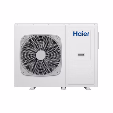 Haier Wärmepumpen-Komplettset 8 kW R290 mit 100 L Pufferspeicher für den Heizbetrieb und BELVIT Komponenten