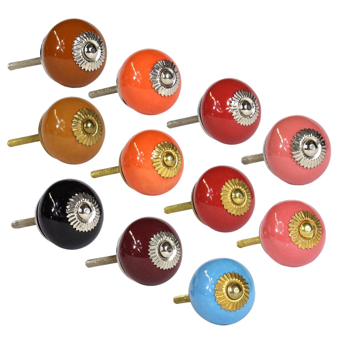 Möbelgriff Keramikgriff Keramikknauf Möbelknauf Knauf Griff Knopf Möbelknopf Keramikknopf Keramik Messing Verschiedene Farben