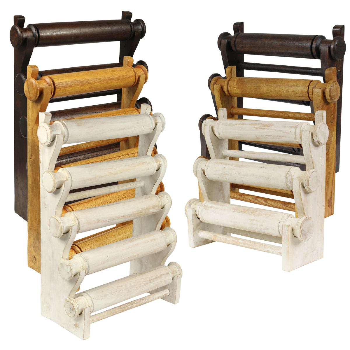Armbandhalter Uhrenhalter Schmuckhalter Armreifhalter Uhrenständer Armbandständer Schmuckständer Rollen Holz