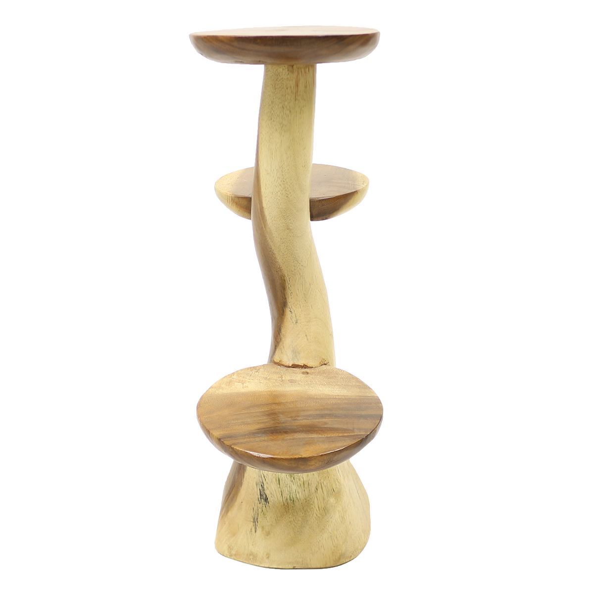 Säule Antike Blumensäule Braunwash 80 cm