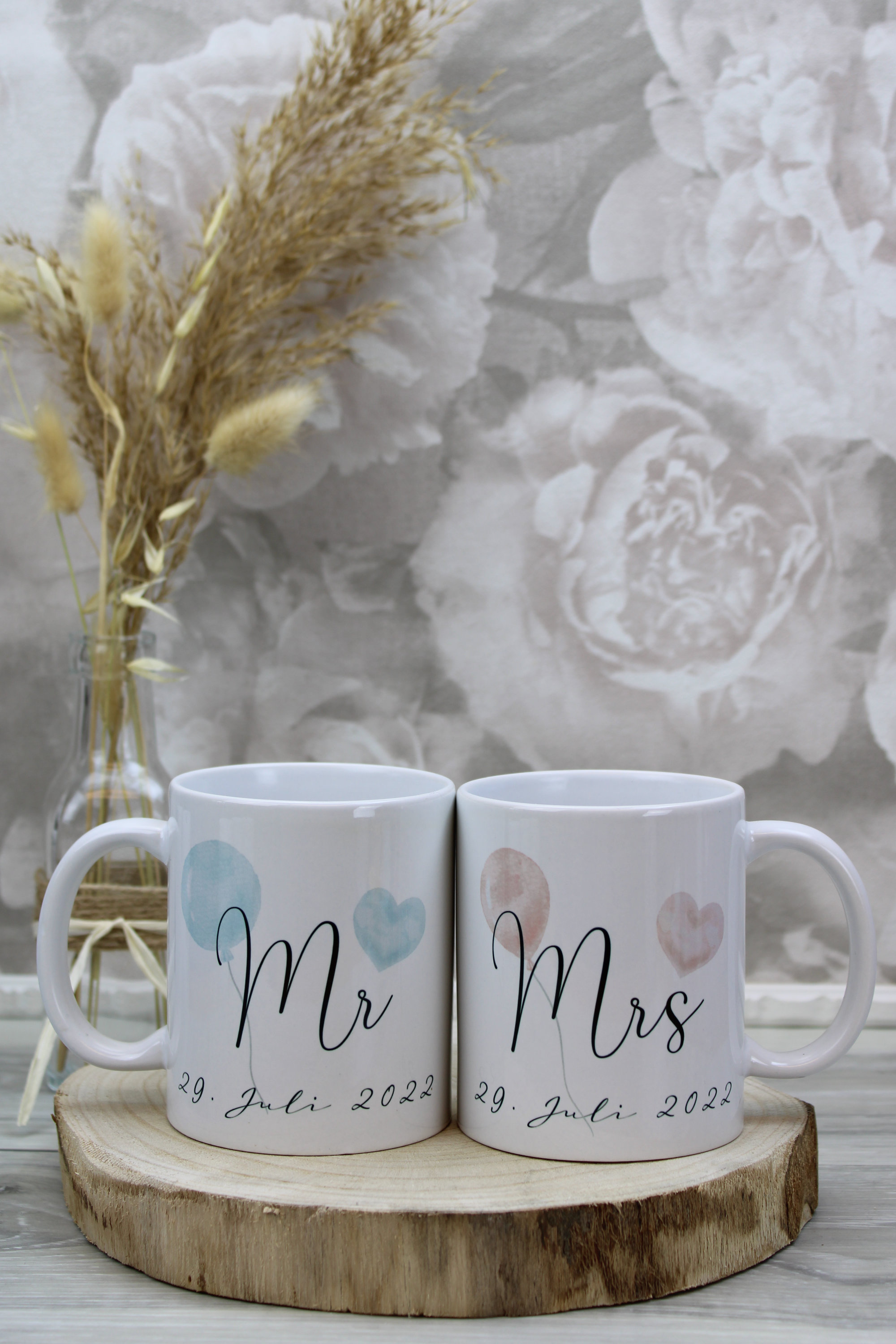 Personalisiertes Tassen-Set MR und MRS 1392
