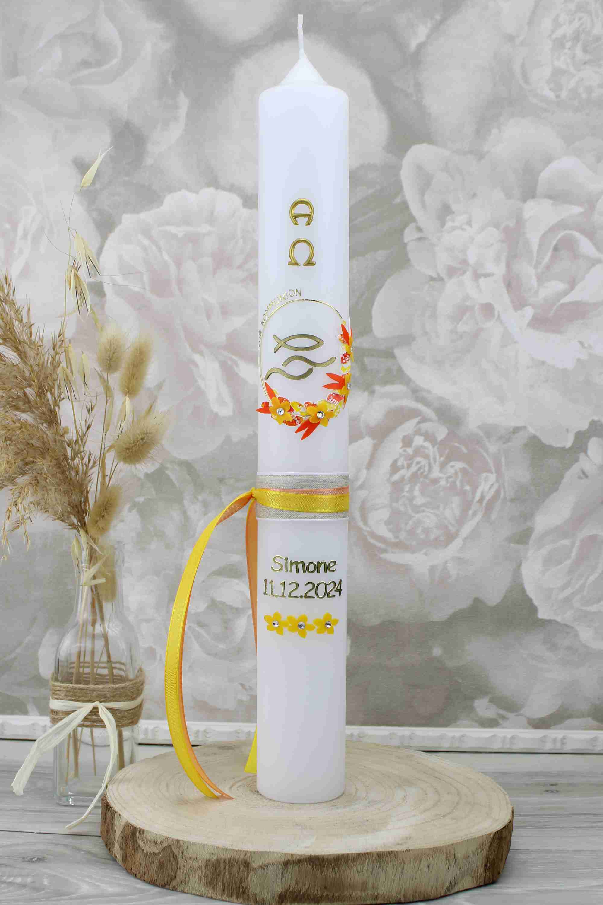 Kommunionkerze SIMONE 2651