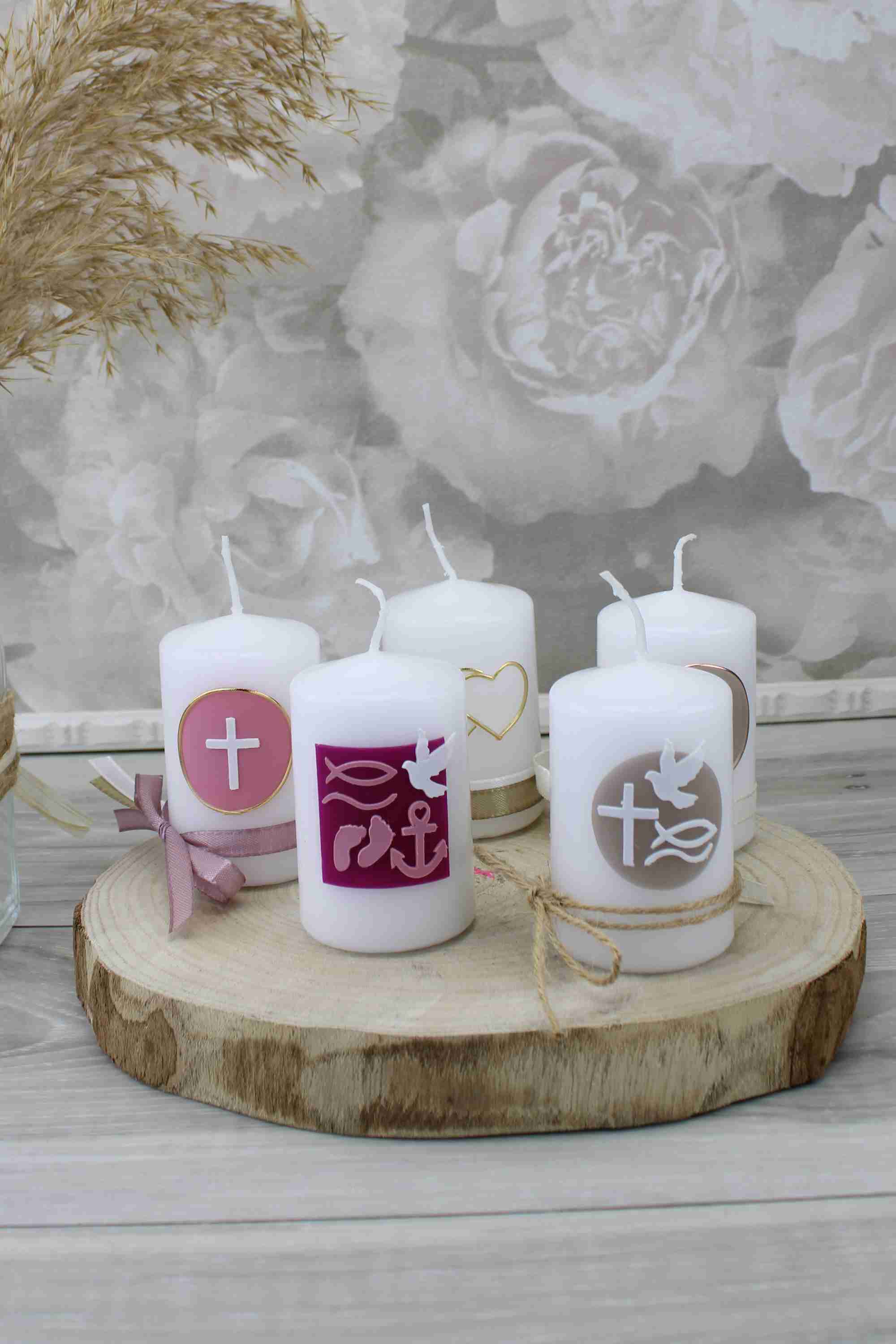 Gastgeschenk für deine Taufe, Kommunion oder Hochzeit zu deiner bei uns bestellten Hauptkerze 2708