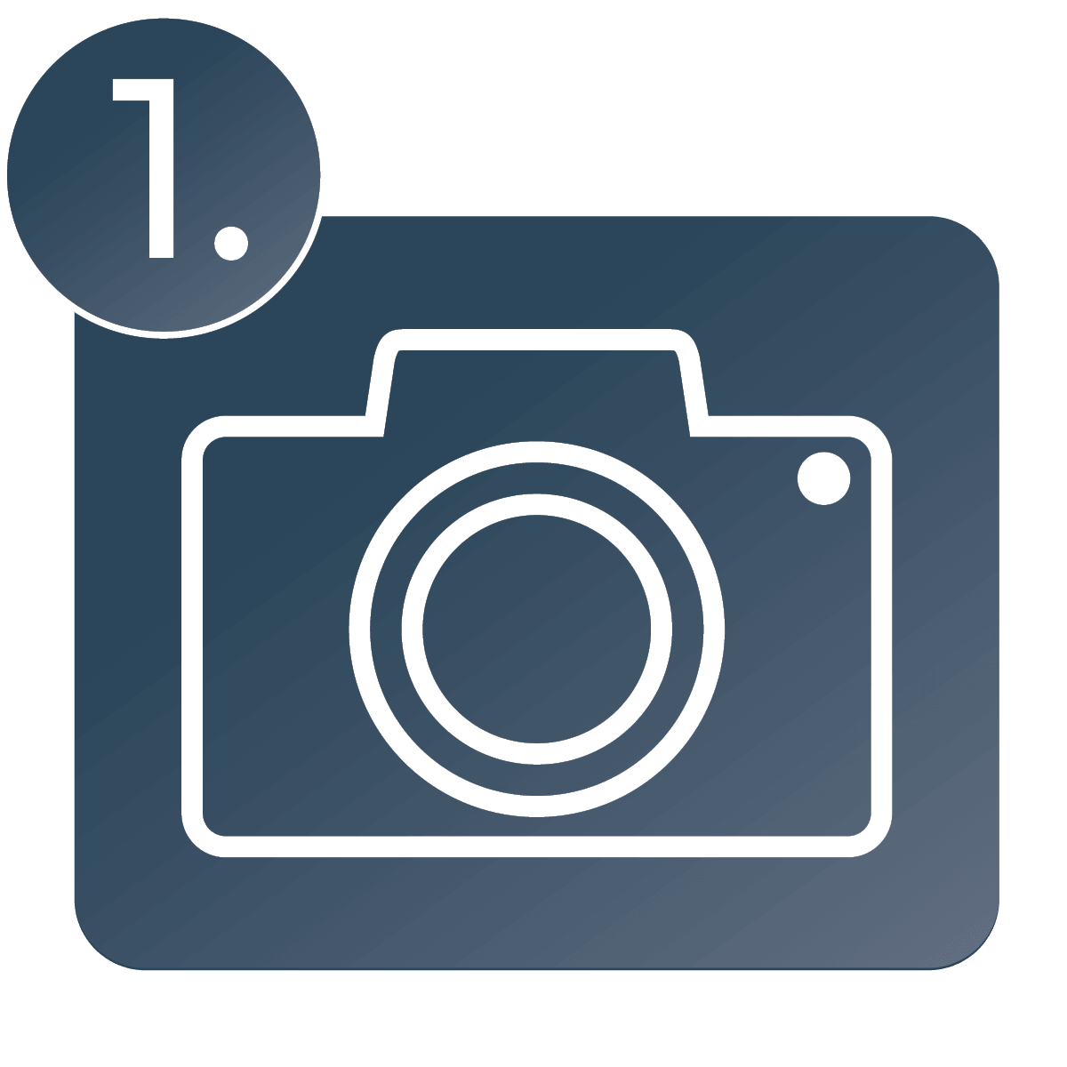 Altes Rückfahrsystem fotografieren