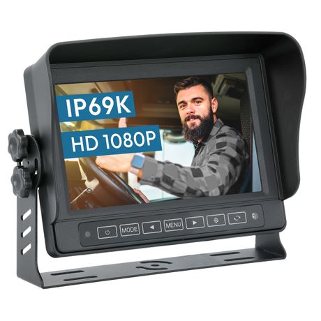 10" Rückfahrmonitor PROGUARD HD 1080P | Spritzwassergeschützt - IP69K
