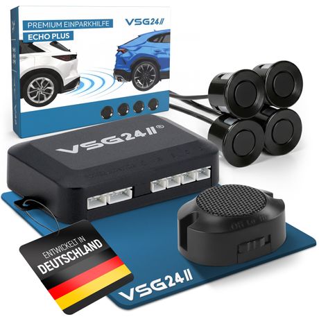 Akustische Premium-Einparkhilfe ECHO PLUS Schwarz PDC-22111