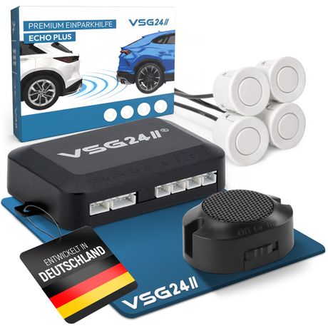 Akustische Premium-Einparkhilfe ECHO PLUS Weiß PDC-22113