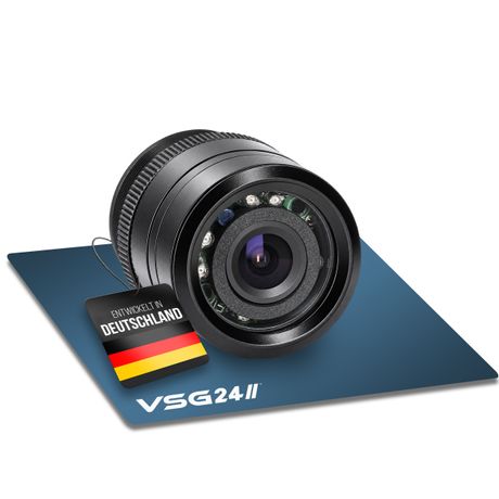 Rückfahrkamera BUMPER | HD1080P Stoßstangenkamera -inkl. Montageringen RV-23143