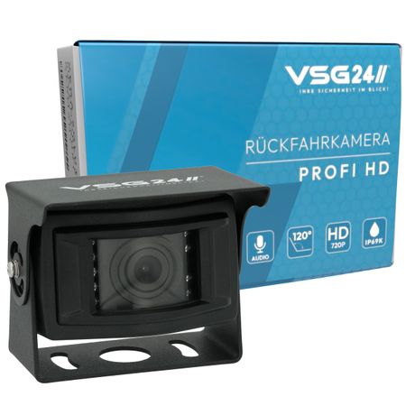Rückfahrkamera PROFI HD | Stoßfest & Erschütterungsresistent HD-1080P Auflösung IP69K RV-23563