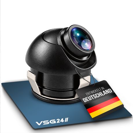 Rückfahrkamera PILOT HD | Mini-HD Kamera 18,5 cm im Ø für PKW und Anhänger IP68