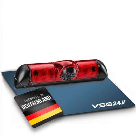 Rückfahrkamera BRAKEGUARD STRIPE | HD 1080P Rückfahrkamera Kleintransporter RV-23593