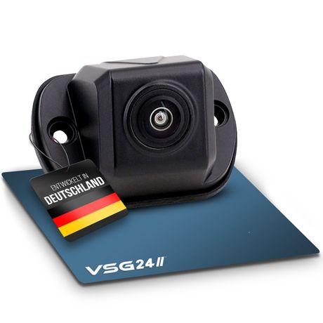 Rückfahrkamera NAVIGATOR HD | HD 1080P | 170° | Nummernschild- oder Seitenkamera schwarz