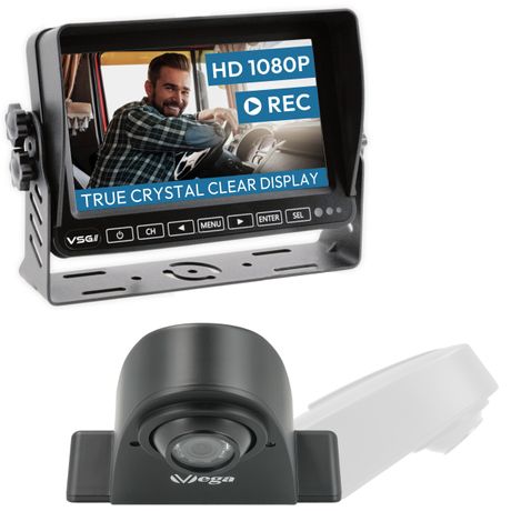 7" Rückfahrkamera Set LOGISTIK HD |  Kleintransporter-Set mit 1080P-HD Kugelkopfkamera