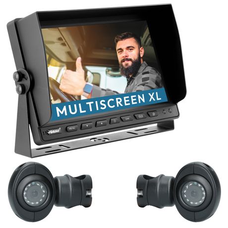 10" Rückfahrkamera Set PROTECT |  mit 2 x Seitenspiegel-Kamera 120° RVS-24526
