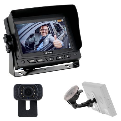 5" PKW-Set PILOT PRO HD | 1080P HD Nummernschild Kamera kabelgebunden RVS-24592