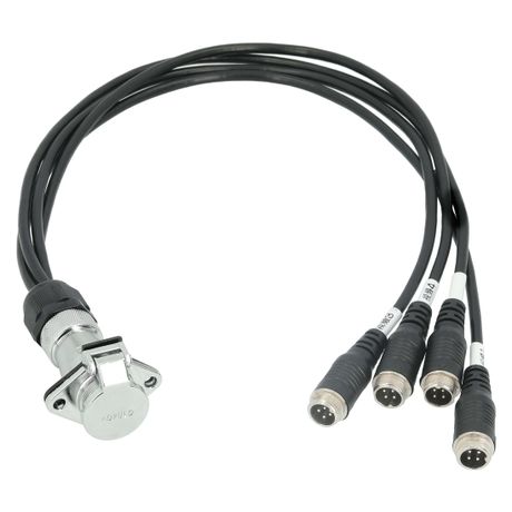 ELITE Replacement Trailer-Side Cable Set for Towing Vehicle & Trailer | 4 Cameras