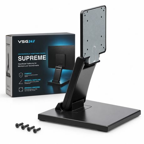 Standfeste Halterung SUPREME | Touchscreens POS oder PC Monitore VSG-92001