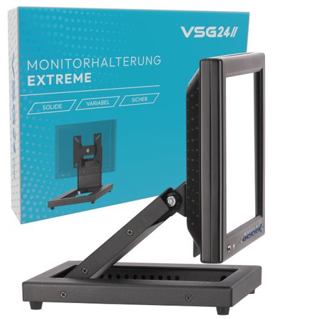 Standfeste Halterung EXTREME | Vollmetall Touchscreens POS oder PC Monitore VSG-92003