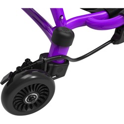 Blauer EzyRoller Drifter X lila Detail Handbremse lila Drifter X GoKart für direkte Kontrolle