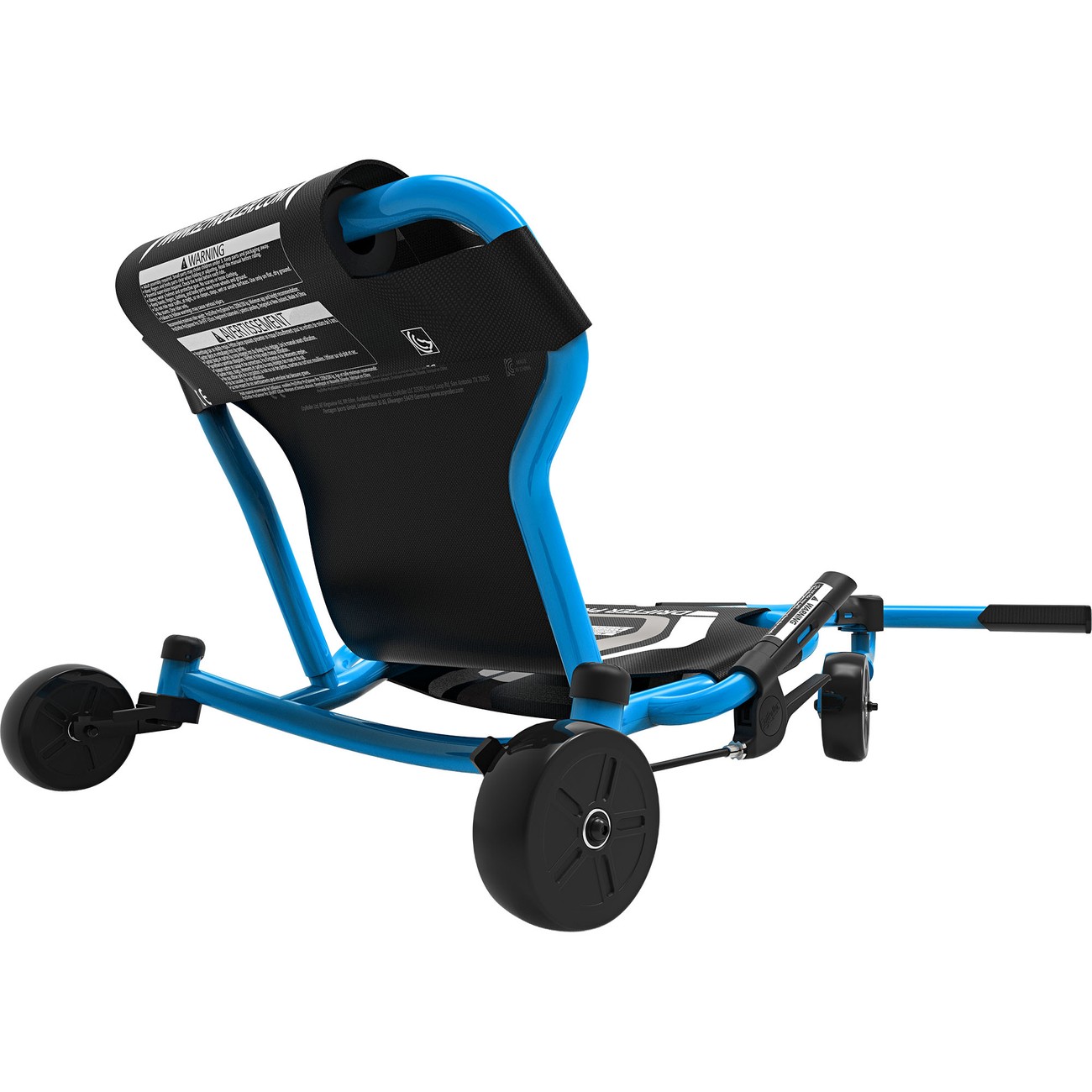 Roter EzyRoller Drifter Pro X Motorikfahrzeug frontal mit aktivem Schlängelantrieb für große Fahrer
