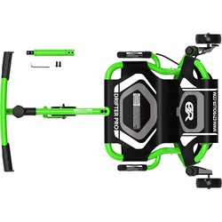 EzyRoller Drifter Pro X grün Grüner EzyRoller Pro X – hochwertiger Dreiradscooter mit verstellbarem Rahmen