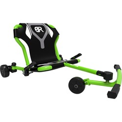 EzyRoller Drifter Pro X grün Grüner EzyRoller Drifter Pro X Bewegungsspielzeug frontal mit Fokus auf Fahrdynamik