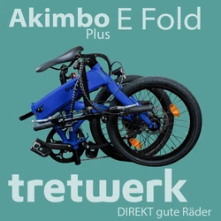 Tretwerk Akimbo Plus blau Tretwerk - Direkt gute Räder