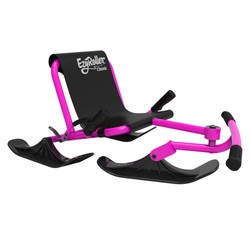 EzyRoller Classic mit Snow Kit Komplettset EzyRoller Classic Trike Pink mit Snow Kit – Kinderfahrzeug für Winterabfahrten, Dreiradscooter und Bewegungsspielzeug