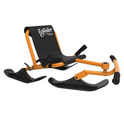 EzyRoller Classic mit Snow Kit Komplettset Oranges EzyRoller Classic Trike inklusive Kufen – Kinderfahrzeug und Bewegungsspielzeug für draußen