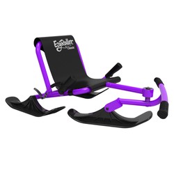 EzyRoller Classic mit Snow Kit Komplettset EzyRoller Classic Kinderfahrzeug Lila mit Snow Kit – Trike für Winter- und Sommerfahrten, Dreiradscooter für Kinder