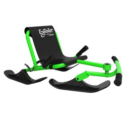 EzyRoller Classic mit Snow Kit Komplettset EzyRoller Classic Kinderfahrzeug Grün mit Snow Kit – Trike für Winter- und Sommerfahrten, Dreiradscooter und Bewegungsspielzeug