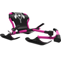 EzyRoller Classic X mit Snow Kit Komplettset pink Pinkes EzyRoller Classic X + Snow Kit – Drift Trike, Kinderfahrzeug und Bewegungsspielzeug für draußen