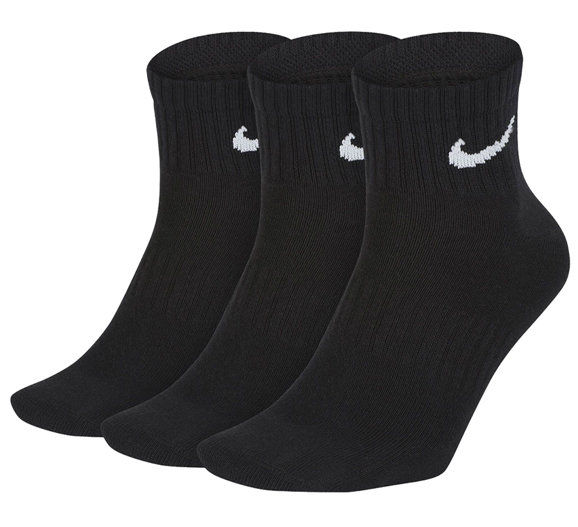 Nike Everyday Lightweight Ankle Socken 3er-Pack - SX7677 010 Schwarz 