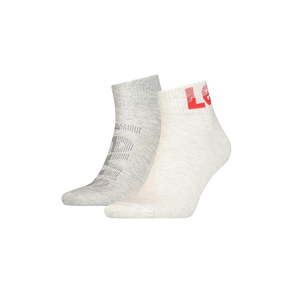 Levis Unisex Mid Cut Socks 2 er Pack - 701203950