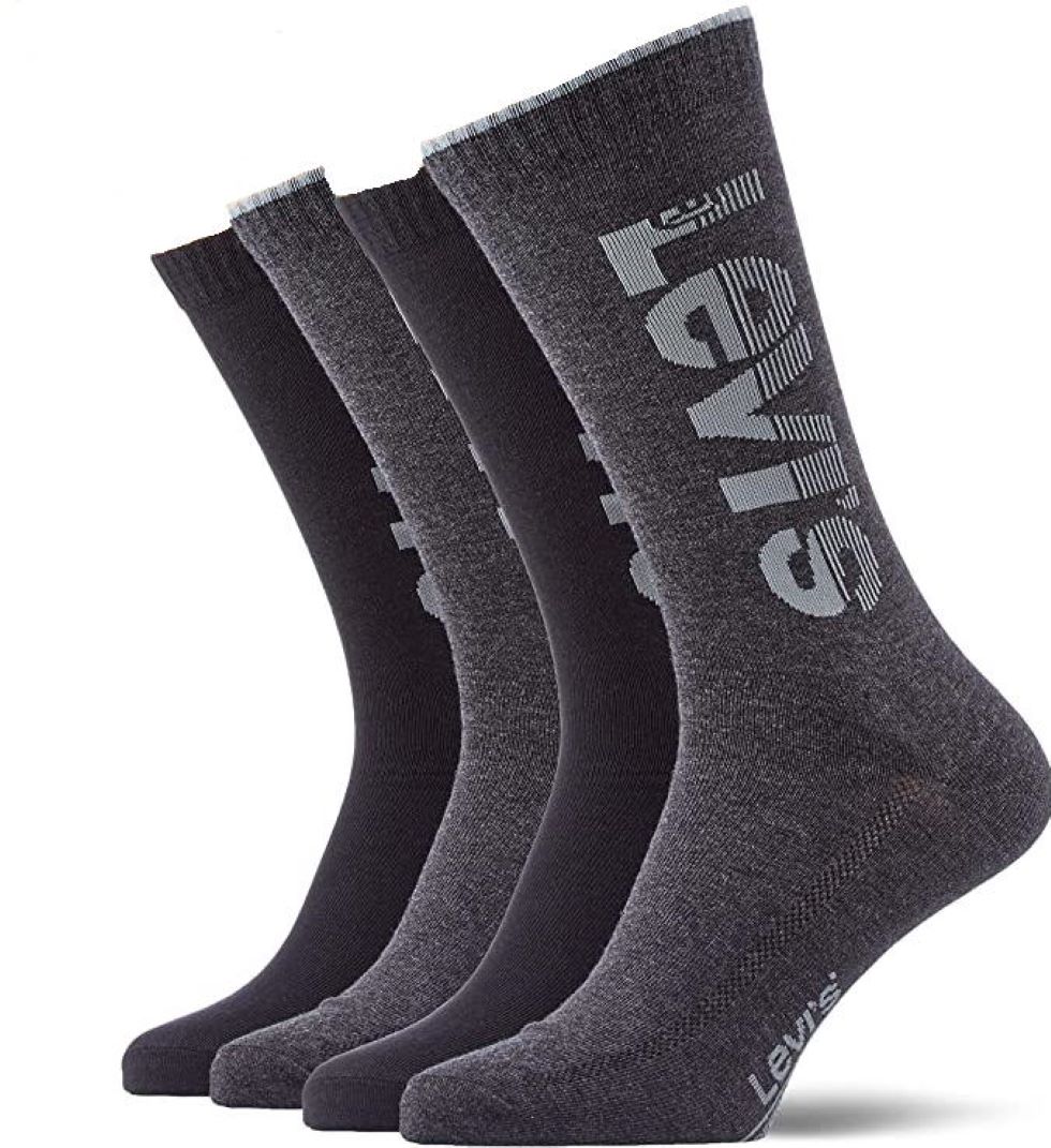 Levis Unisex Regular Cut Socks 2 er Pack - 701203940