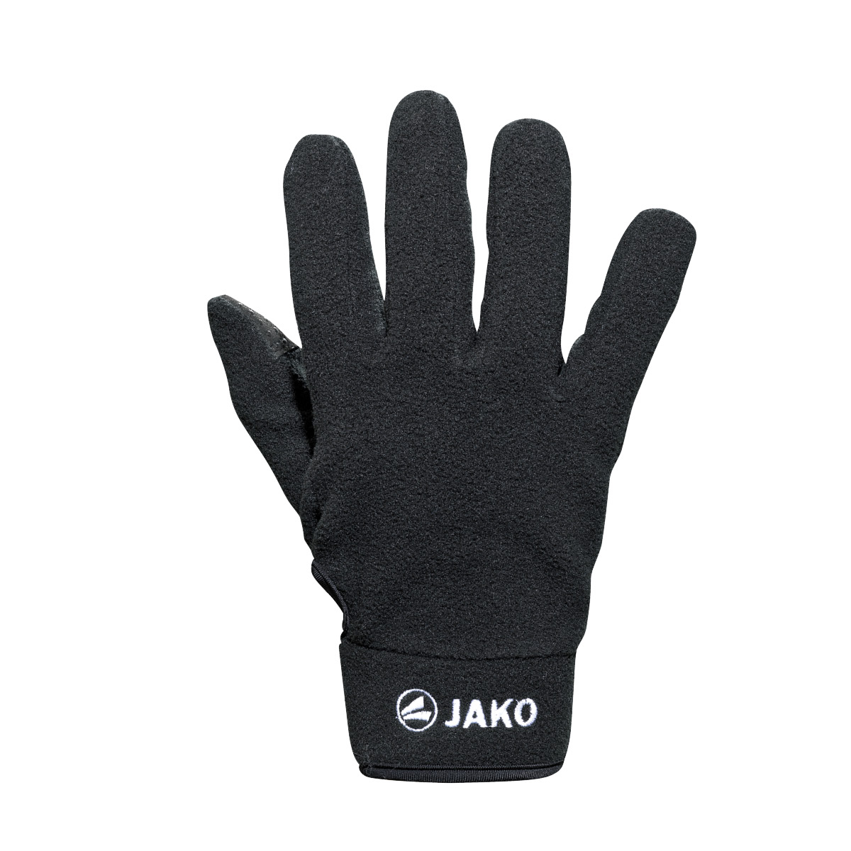 JAKO Unisex Feldspielerhandschuhe Fleece schwarz