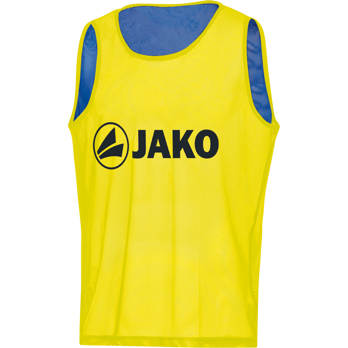JAKO Unisex Kennzeichnungshemd Reverse neongelb/royal