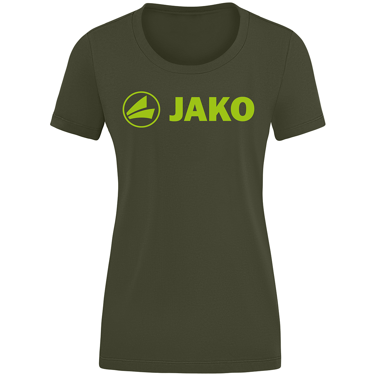 JAKO Kinder T-Shirt Promo khaki/neongrün