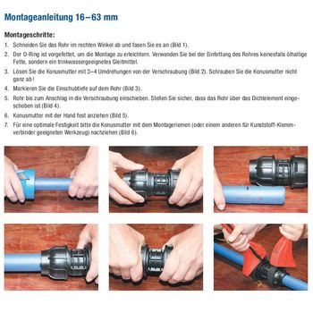PE Rohr Endkappe 20 mm 1/2 Zoll Endstopfen Verschraubung Klemmverbinder Fitting | Stabilo Sanitär PE Rohr Endkappe 20 mm 1/2 Zoll Endstopfen Verschraubung Klemmverbinder Fitting | Stabilo Sanitär