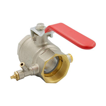 Instalguru Kugelhahn 1/2″ IG – Vernickeltes Messing, PTFE-Dichtung, 10 Bar, 120°C, Mit Halbmuffe, Für Wasser Und Heizung – Trinkwassergeeignet