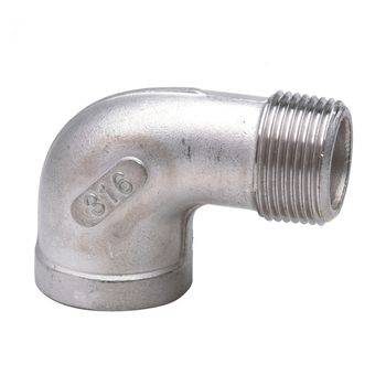 Produktbild von 2x 304 Edelstahl 90° Ellenbogen Verschraubung – G3/4 Innengewinde X G3/4 Innengewinde, Korrosionsbeständig, Für Wasser, Gas, Öl & Industrie
