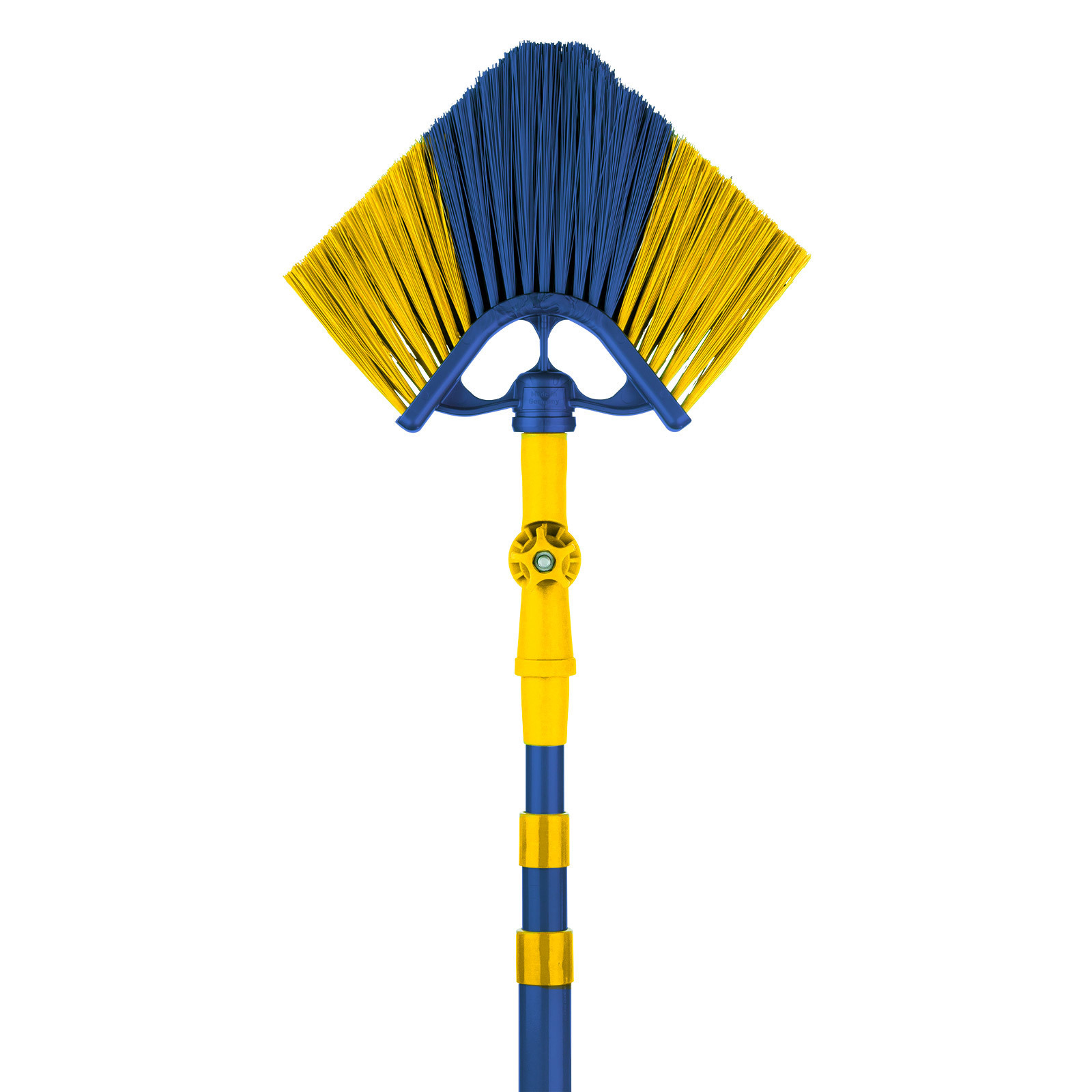 BÜMAG Krallenfeger 25 Cm Mit Teleskopstiel – 30 Cm Arbeitsbreite, Elaston-Borsten, Stufenlos 80-130 Cm, Made In Germany