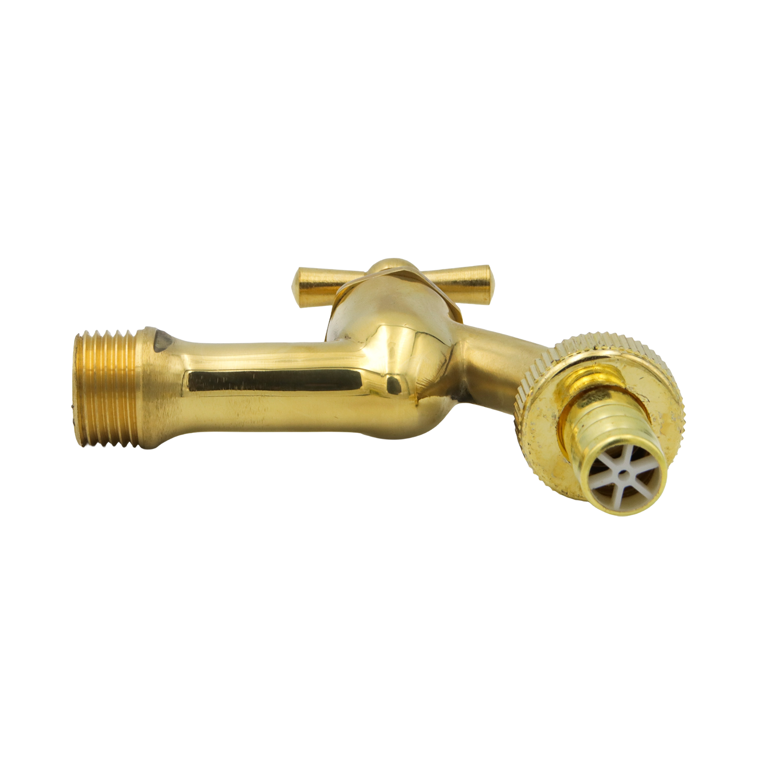 1/2 Zoll BSP Wasserhahn Mit Messing-Wandplatte –  Produktbild-Vorschau 4