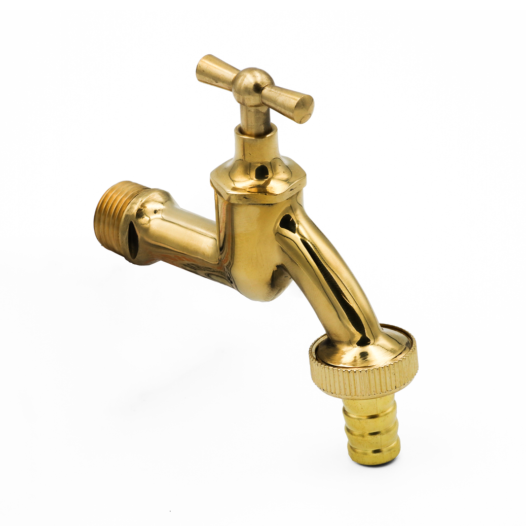 Wasserhahn Für Schlauch Auslaufhahn 1/2 Zoll Für Gartenschlauch, Keller, Wasserhahn – Ohne Marke