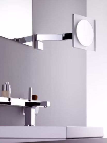 Wand-Kosmetikspiegel mit Beleuchtung 3-Fach