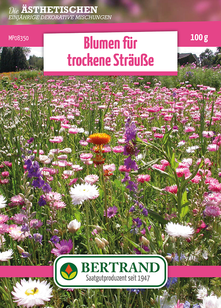 Blumenwiese Blumen für Trockensträuße (100 g)